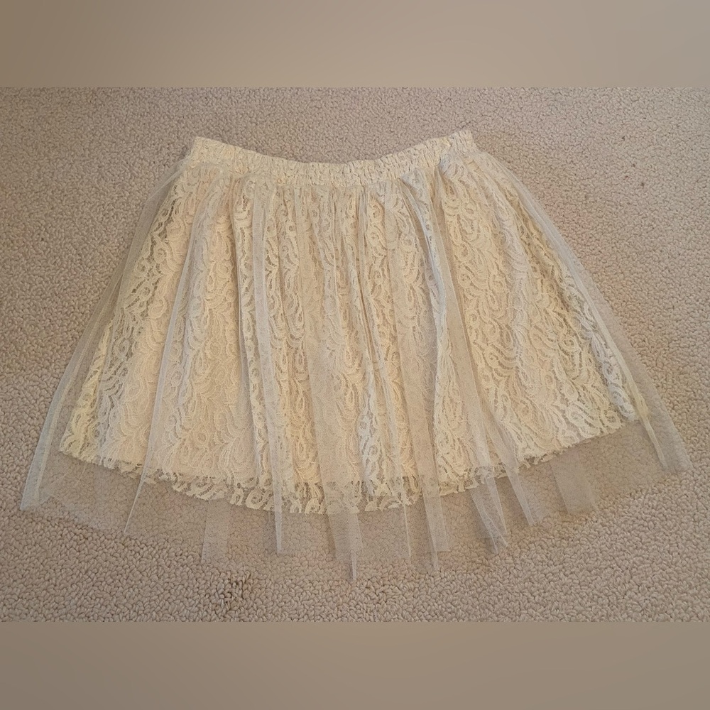 Lace & Tulle Skirt - Maison Jules